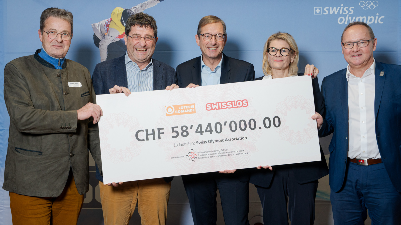 Rekordbeitrag für den Schweizer Sport