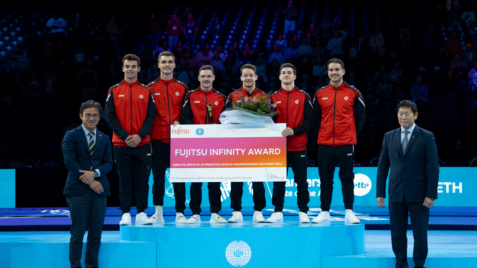 Männerteam an der WM mit Infinity Award geehrt