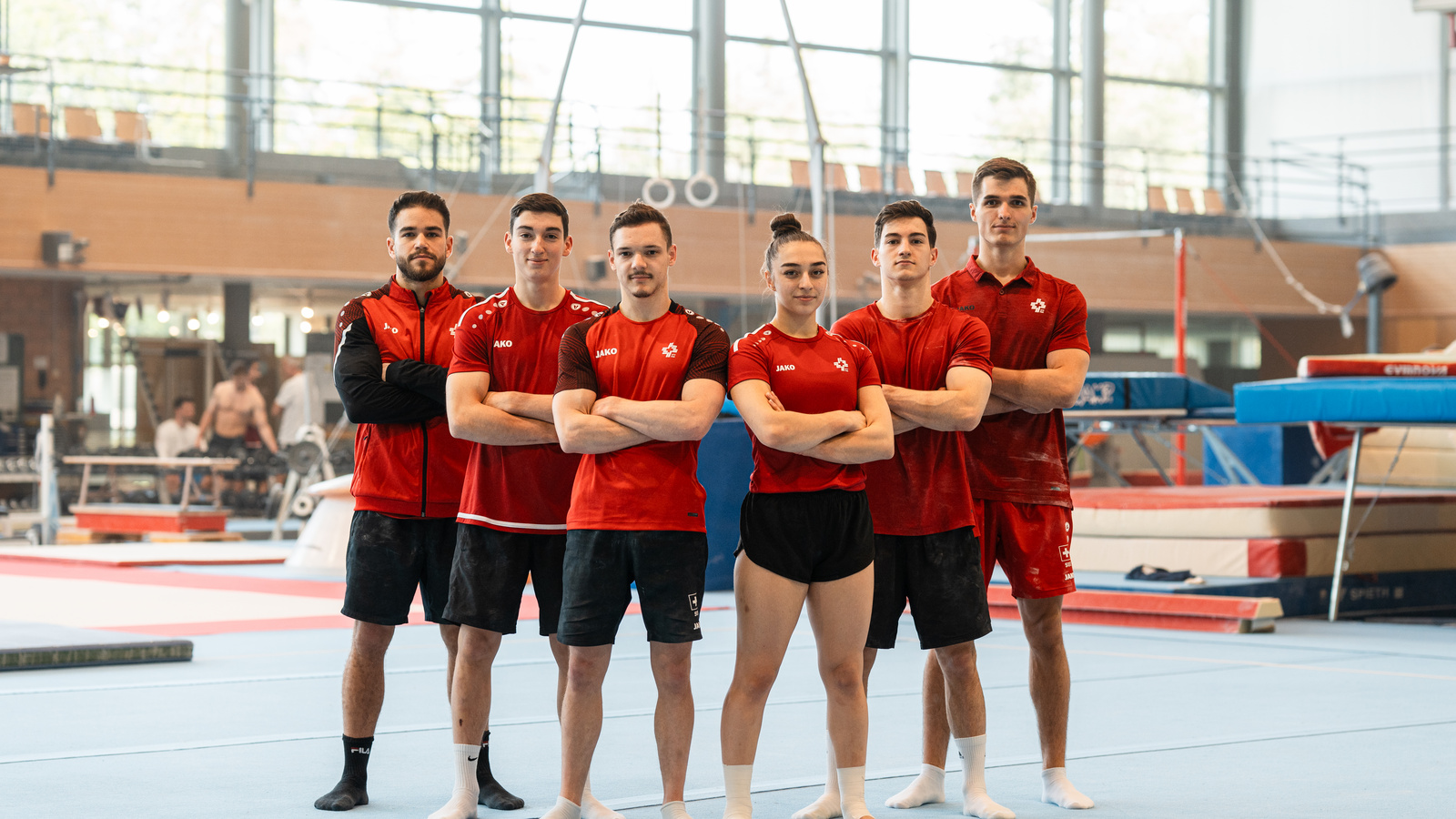 Junge Equipe turnt für die Schweiz an Olympia 2024