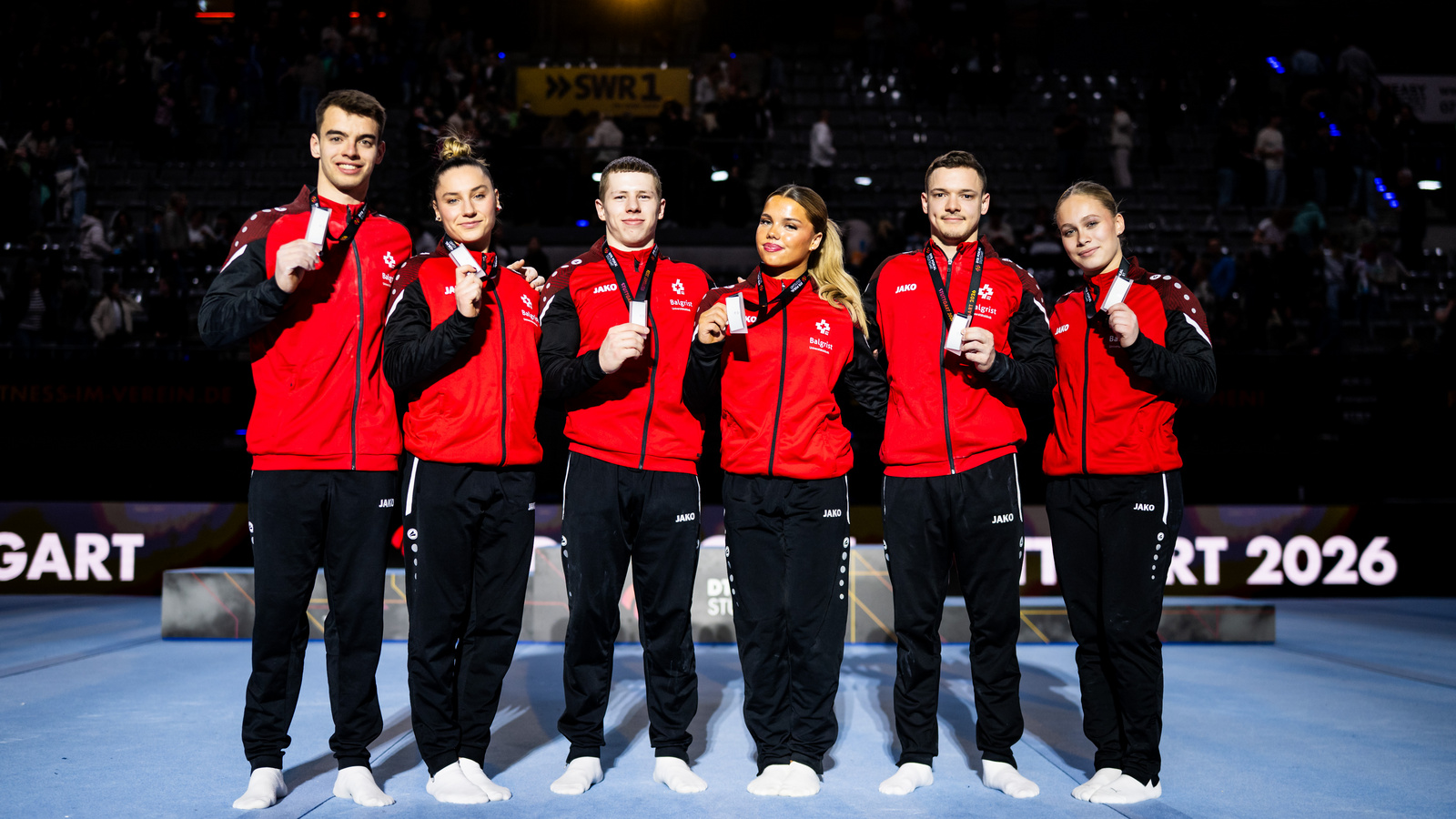 Das Schweizer Mixed-Team gewinnt am DTB-Pokal Silber