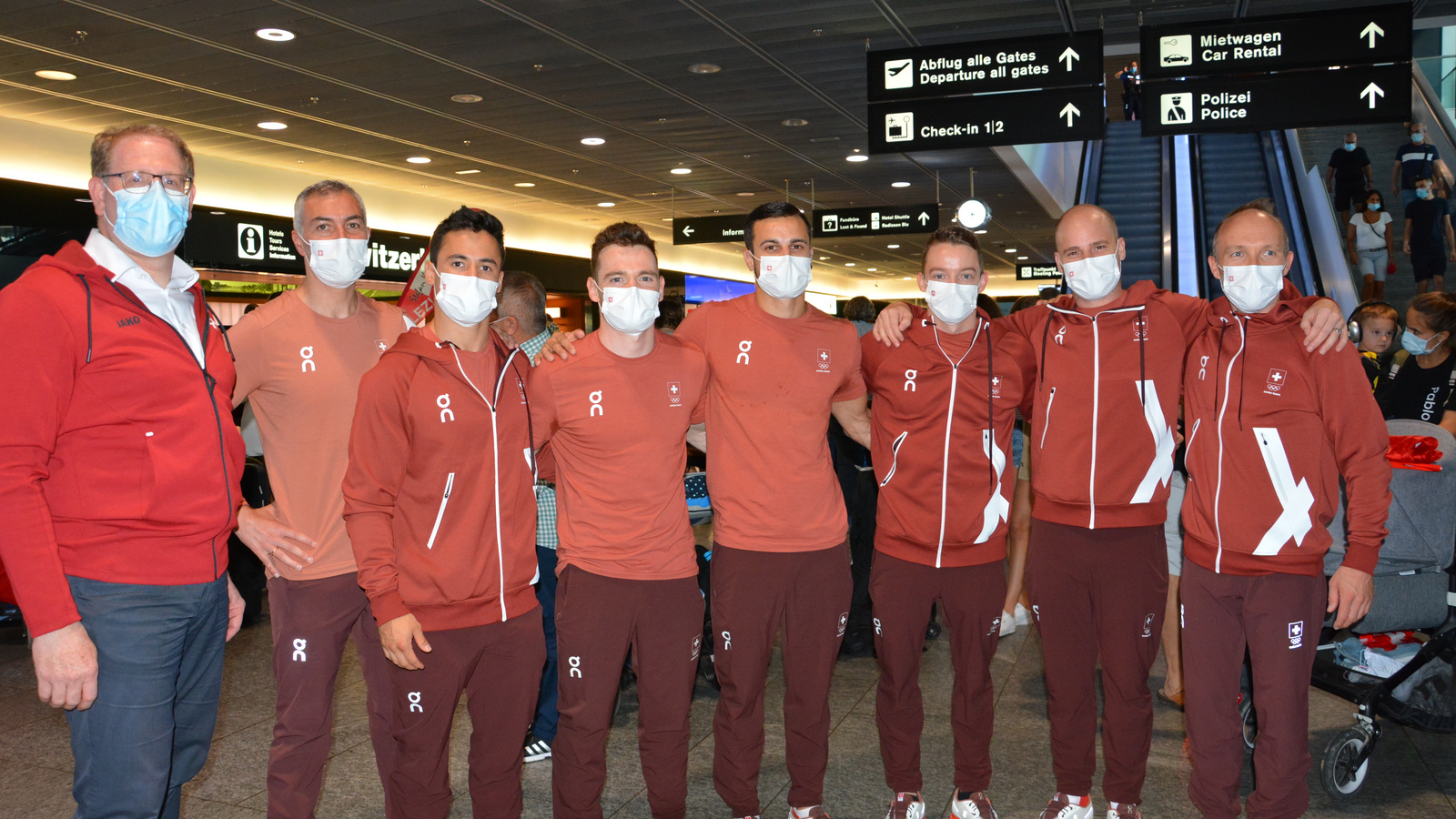 Männer-Team zurück auf Schweizer Boden