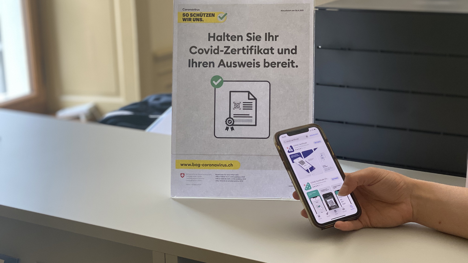 Covid-Zertifikats-Pflicht an STV-Anlässen