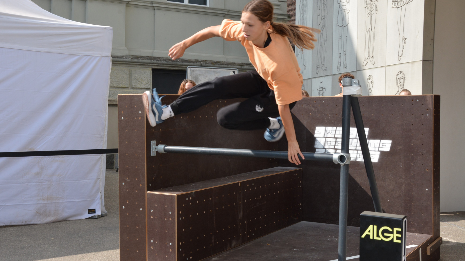 Abschluss der Swiss Parkour Series 2023 in Aarau