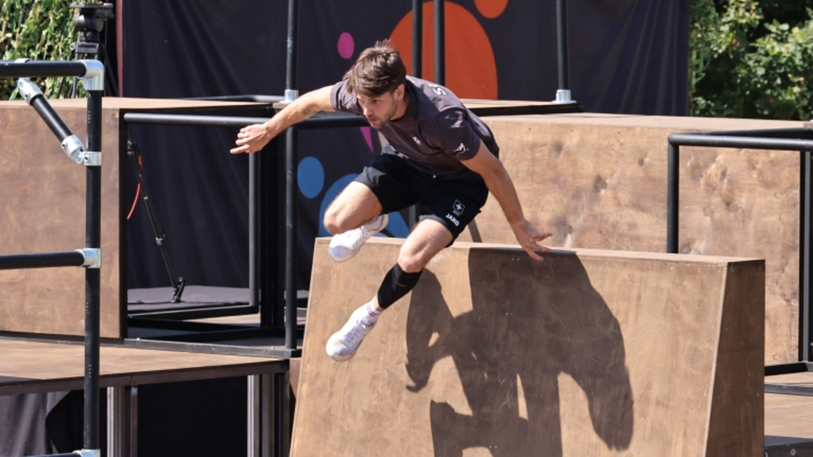Start der Swiss Parkour Series 2025