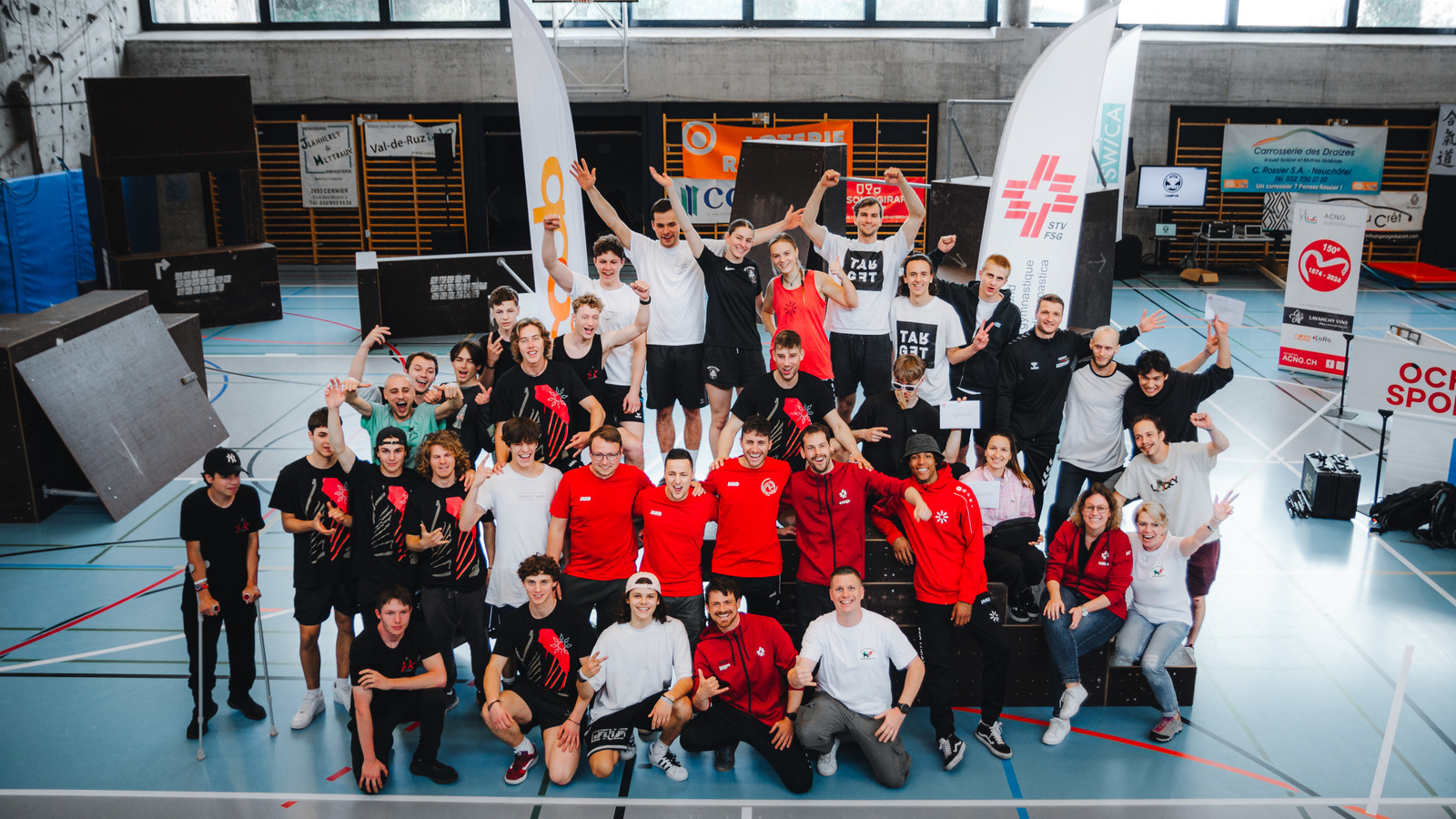 Swiss Parkour Series machten Halt in Cernier