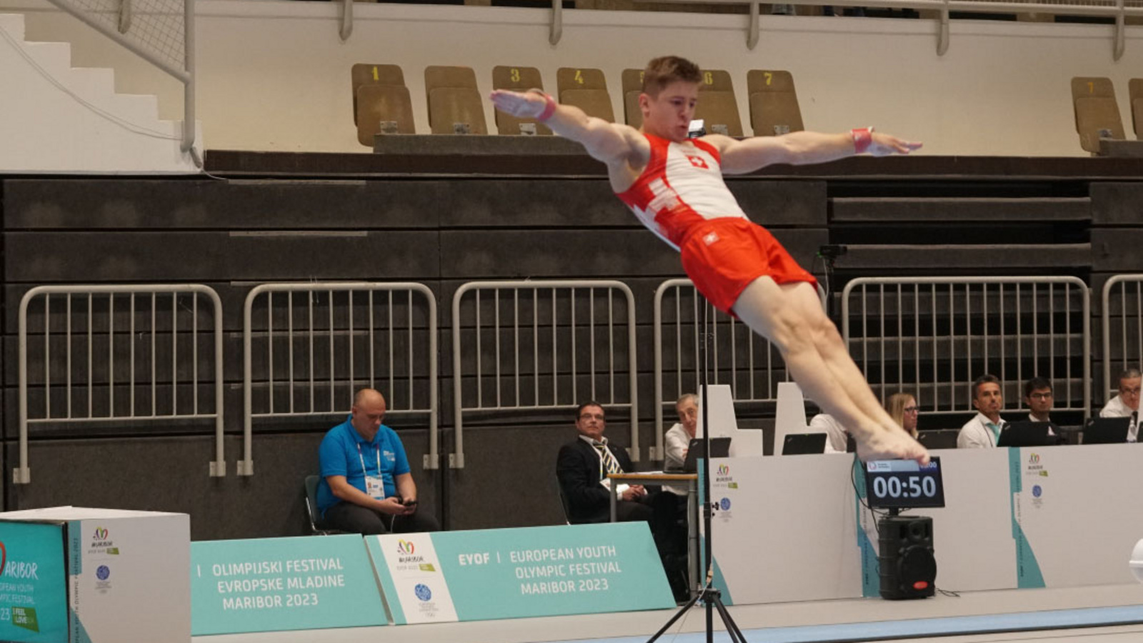 EYOF-Finals: Starker 4. Rang im Mixed-Team und am Stufenbarren für die Schweiz