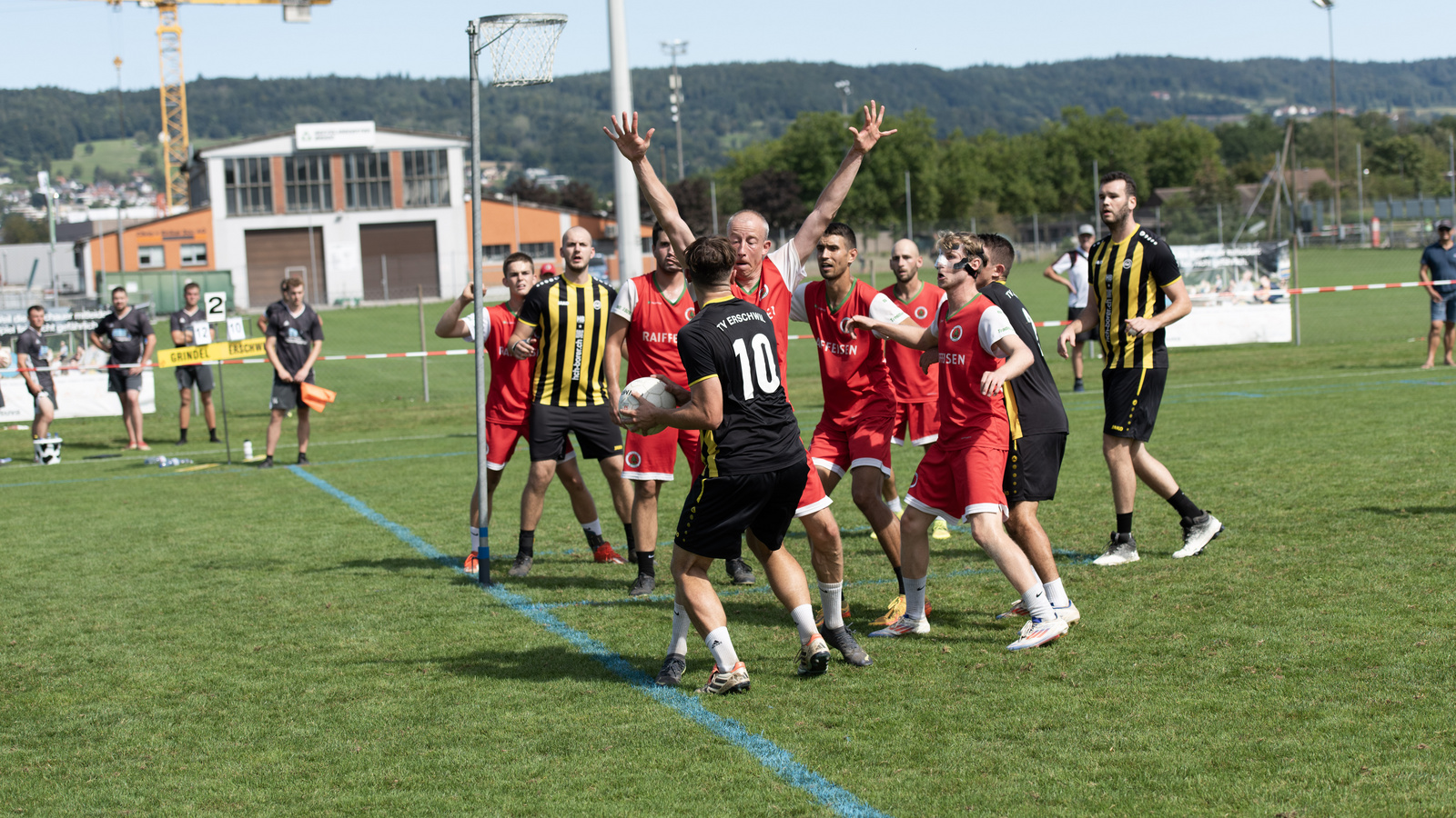 Wachablösung im Korbball