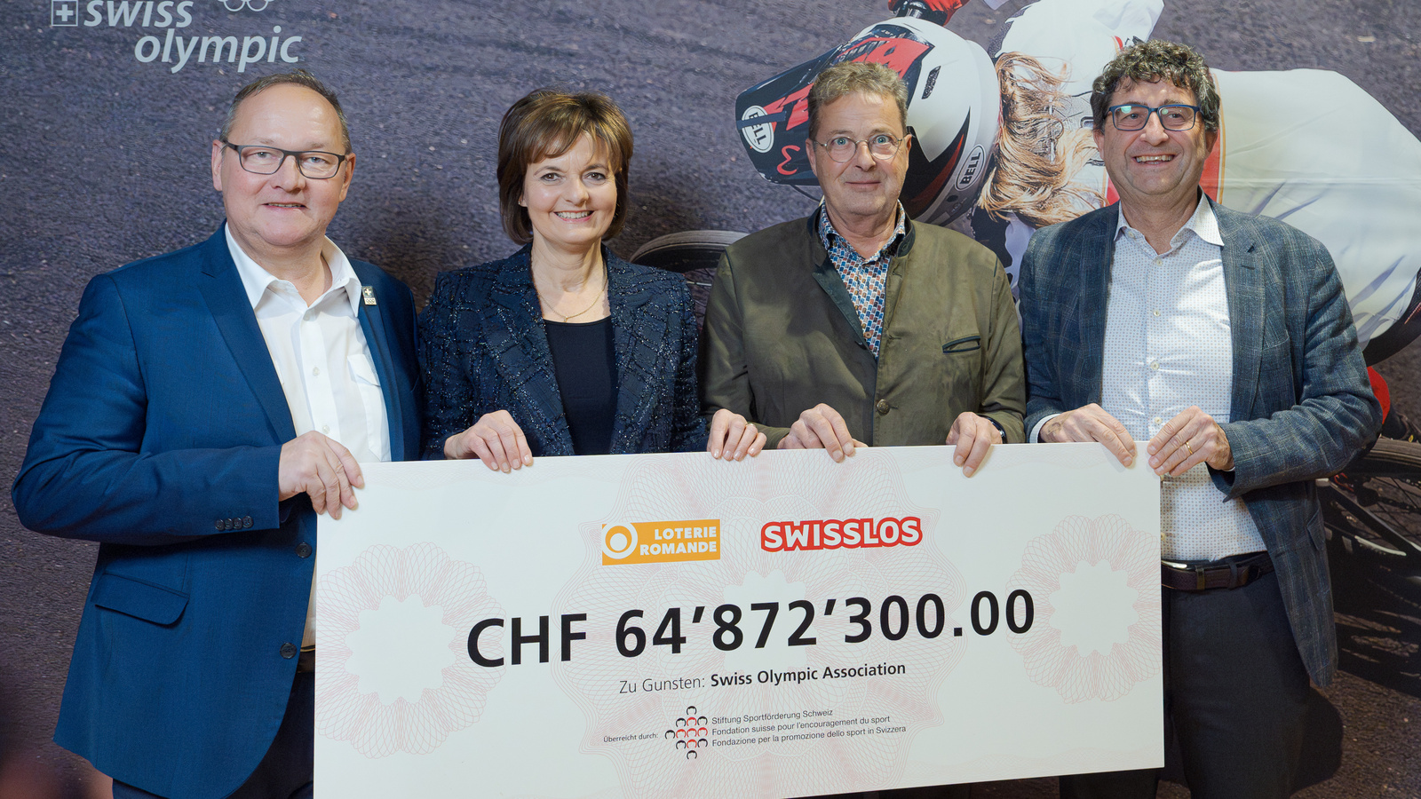 Kräftiger Support für den Schweizer Sport