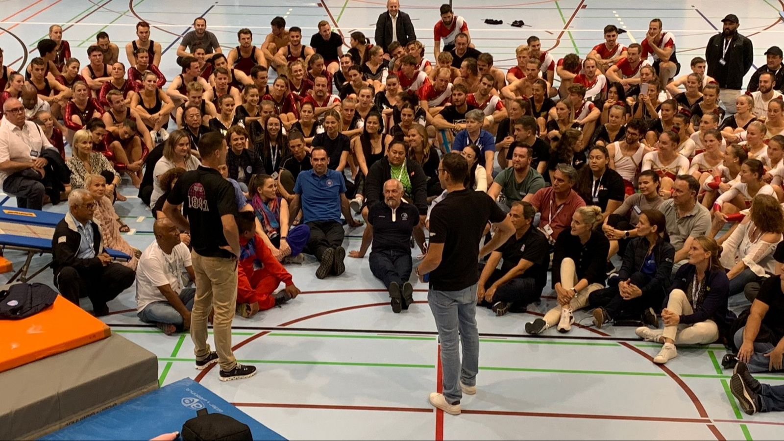 Austausch des internationalen Turnsports in Lausanne